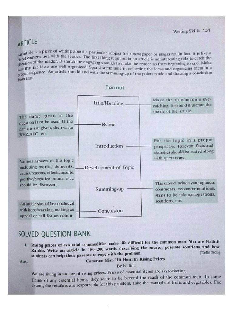 Article Writing | PDF