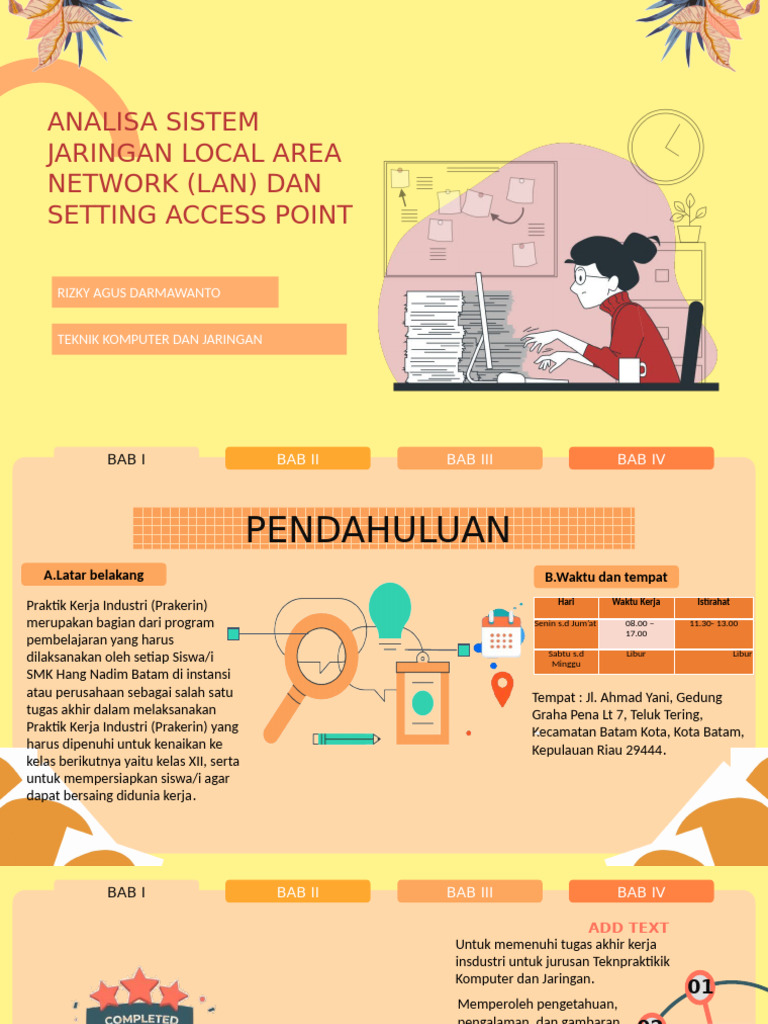 Laporan Prakerin Jaringan Komputer | PDF