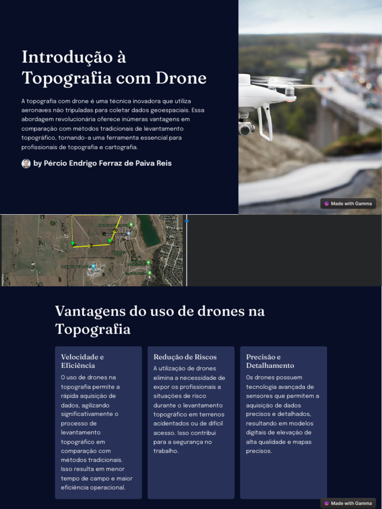 Topografia com Drone: Vantagens e Aplicações | PDF | Veículo aéreo não ...