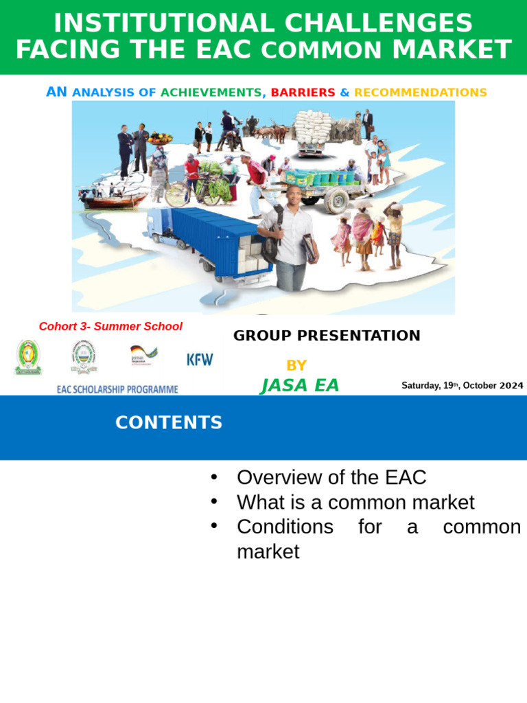 EAC Common Market: Challenges & Solutions | PDF | Freedom Of Movement ...