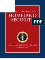 National Strategy For Homeland Security 2007