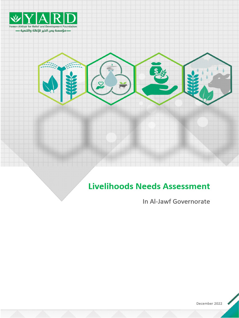 Yard-Livelihoods Needs Assessment Dec-2022 v1 | PDF | Statistics ...