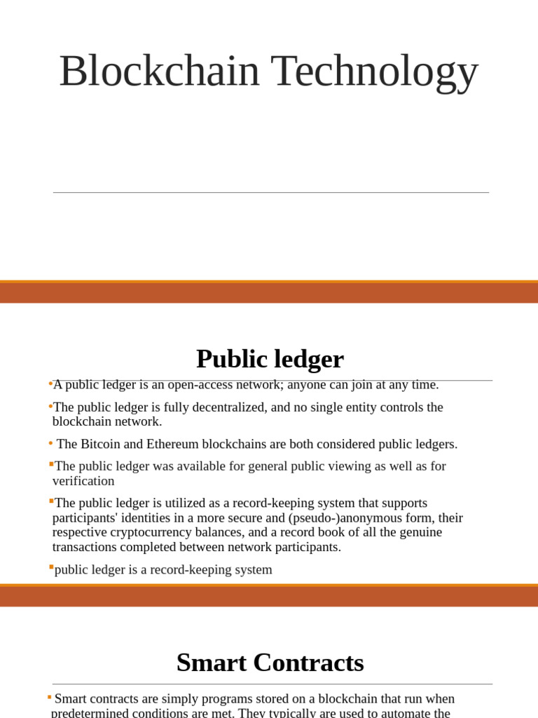 Understanding Public Ledgers in Blockchain | PDF | Public Key ...