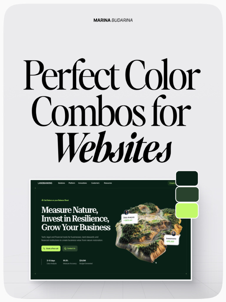 Perfect Color Combos For Wensites | PDF