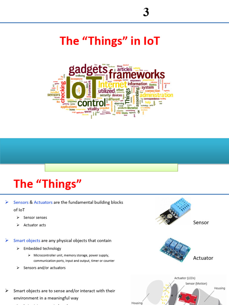 IoT Sensors and Actuators Overview | PDF | Actuator | Sensor
