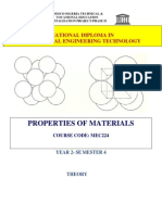 Mec 224 Properties of Mat Theory