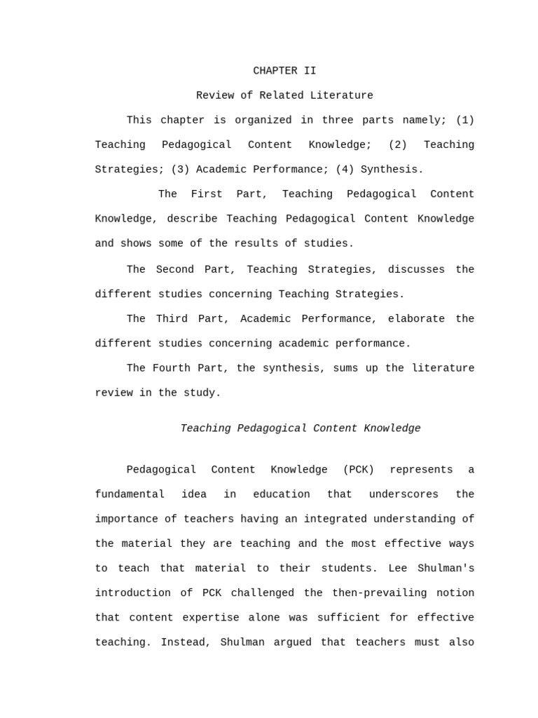 Understanding Pedagogical Content Knowledge | PDF | Learning | Teachers