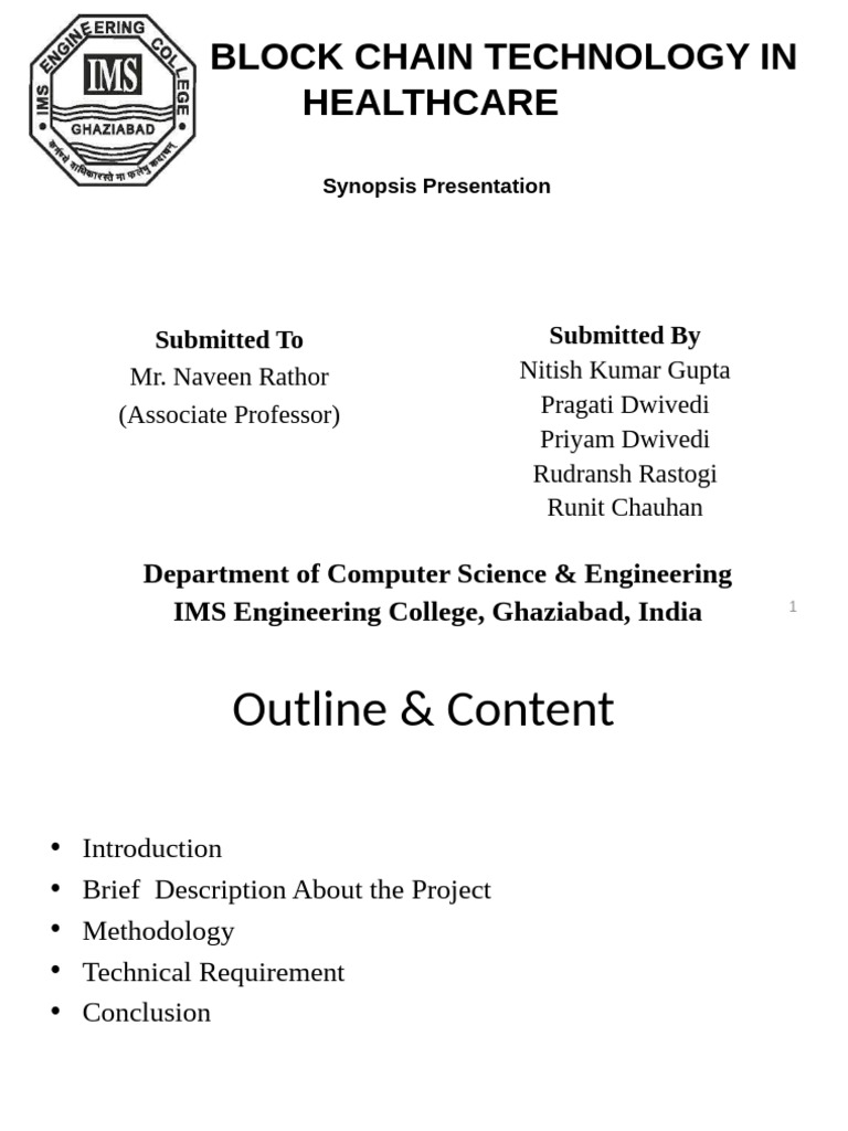 PPT Sample for Synopsis Presentation1 | PDF