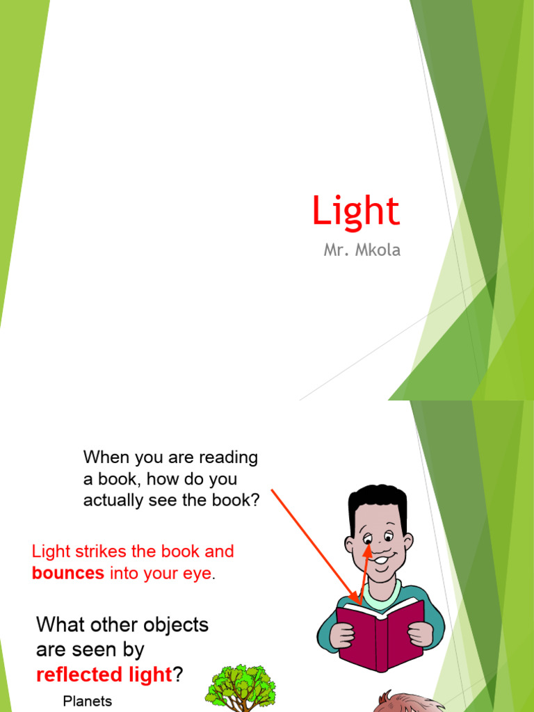 5 Light Pdf Reflection Physics Shadow