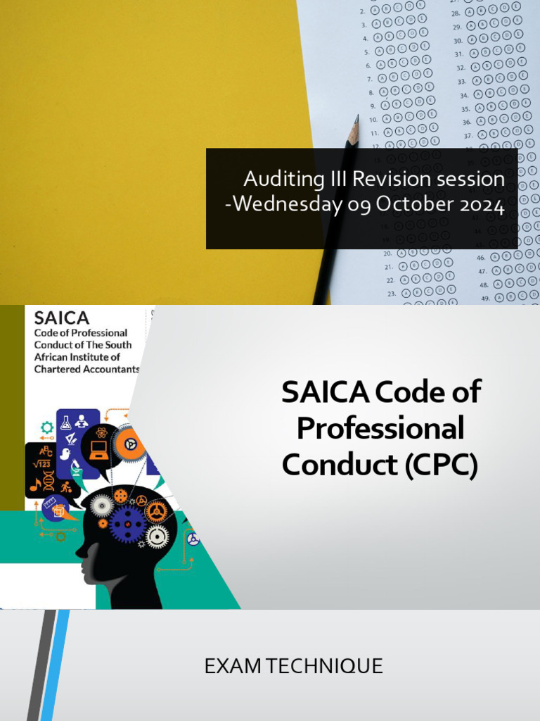 Auditing Iii Revision Session Slides Pdf Auditor S Report Audit