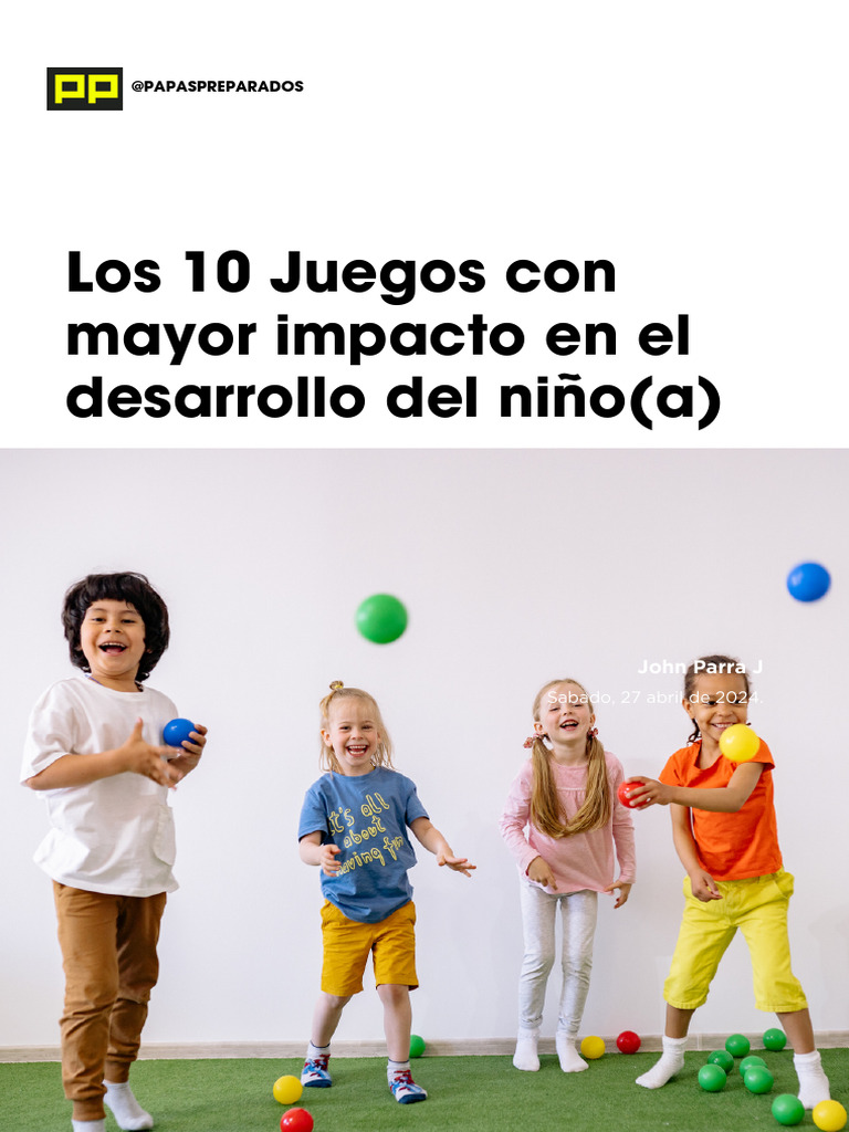 10 Juegos para El Desarrollo Del Niño (A) | PDF | Aprendizaje | Las ...