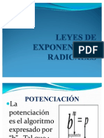 Leyes de Exponentes y Radicales