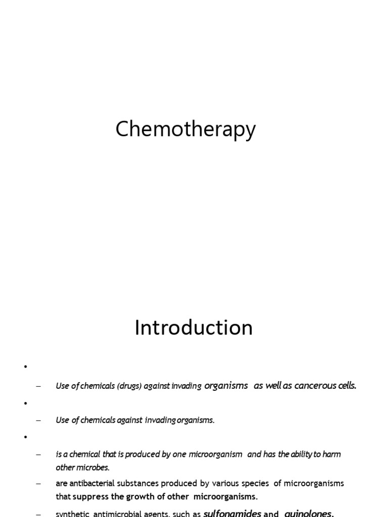 chemotherapy modified (1) (2) | PDF | Penicillin | Antimicrobial
