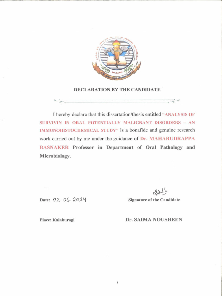4 Declaration | PDF