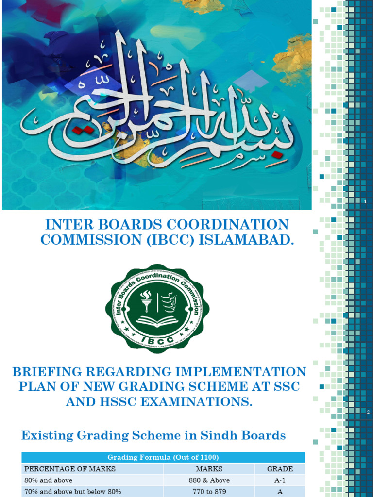 Grading System IBCC - Final 13 Nov 23 | PDF | Educational Assessment ...