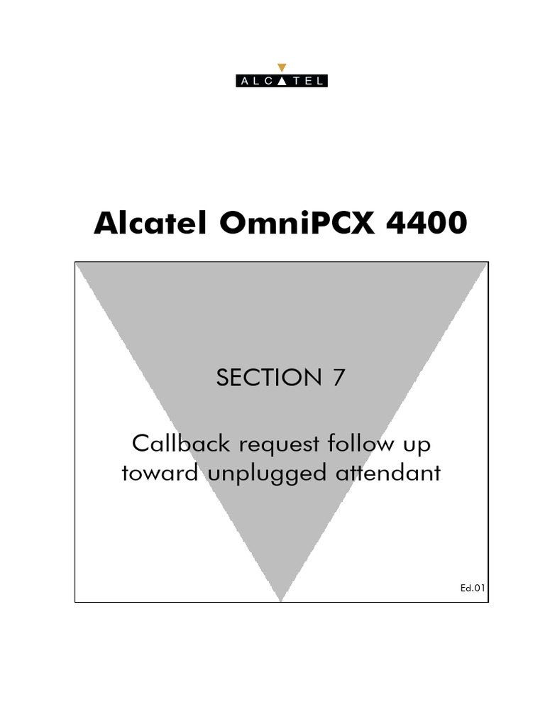 07-Callback Request Follow Up Toward Unplugged Attendant-01 | PDF