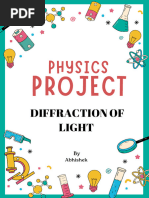 Diffraction of Light: Class 12 Project | PDF | Diffraction ...