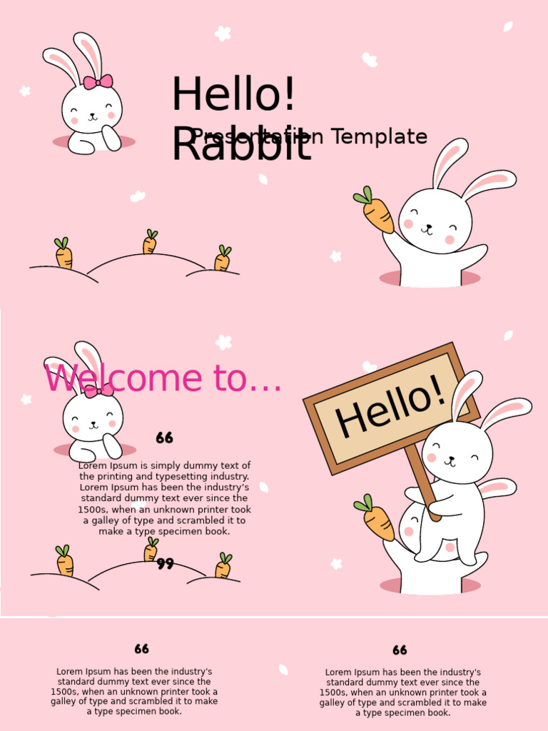 Hello! Rabbit | PDF | Communication Design | Book Publishing