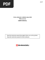 TOC L Quick Reference Guide PT | PDF | Total Organic Carbon | Syringe