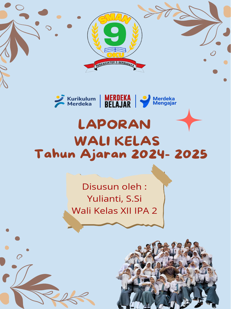 Laporan Kerja Wali Kelas XII IPA 2 | PDF