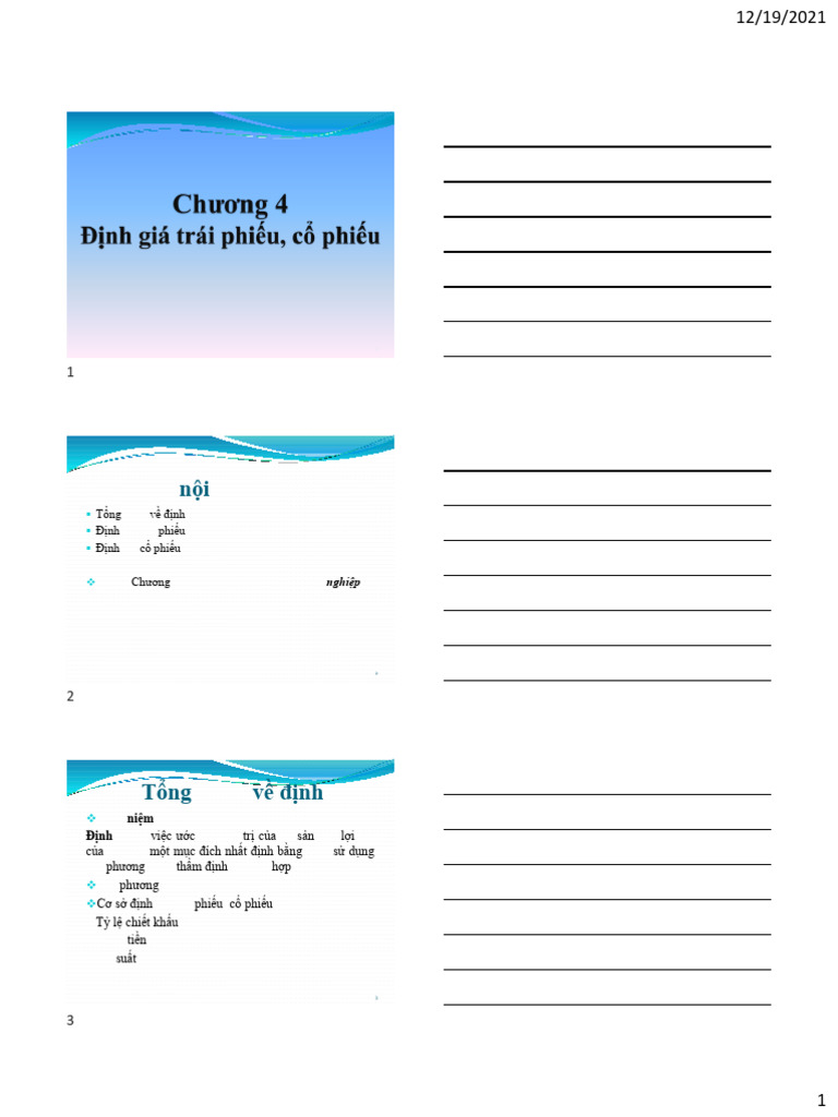 Chuong 4 Dinh Gia TP CP | PDF
