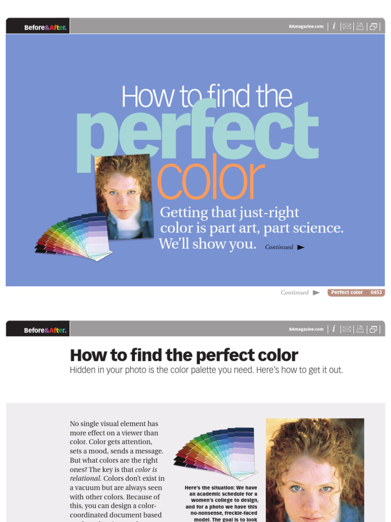 Como Encontrar A Melhor Cor | PDF | Color | Computer Graphics