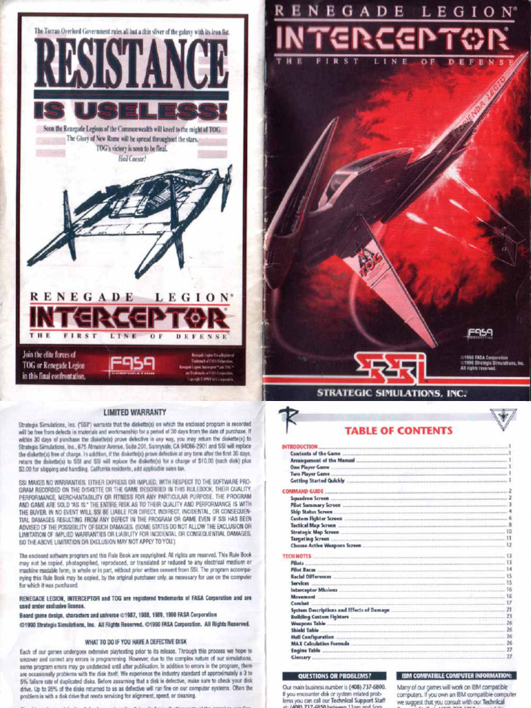 Renegade Legion Interceptor - Manual-ENG | PDF