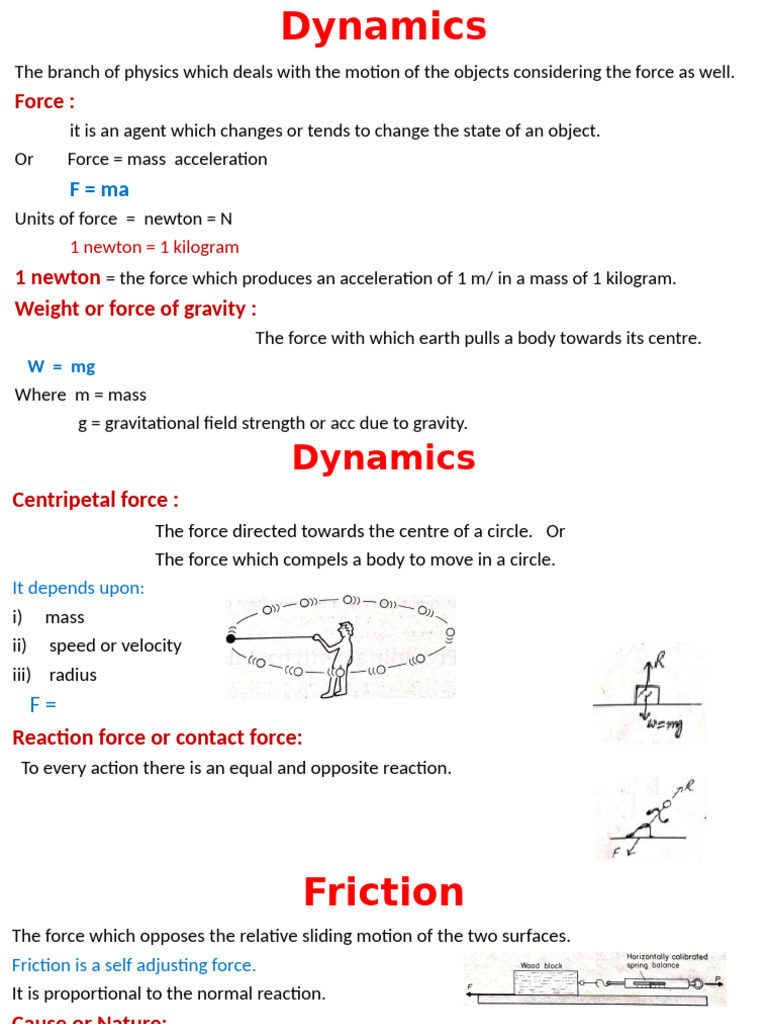 3 Dynamics | PDF | Force | Collision