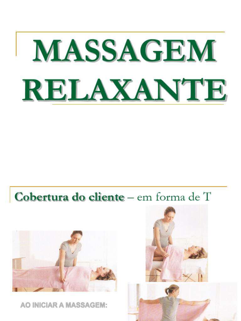 Técnicas de Massagem Relaxante Profunda | PDF | Anatomia | Pé
