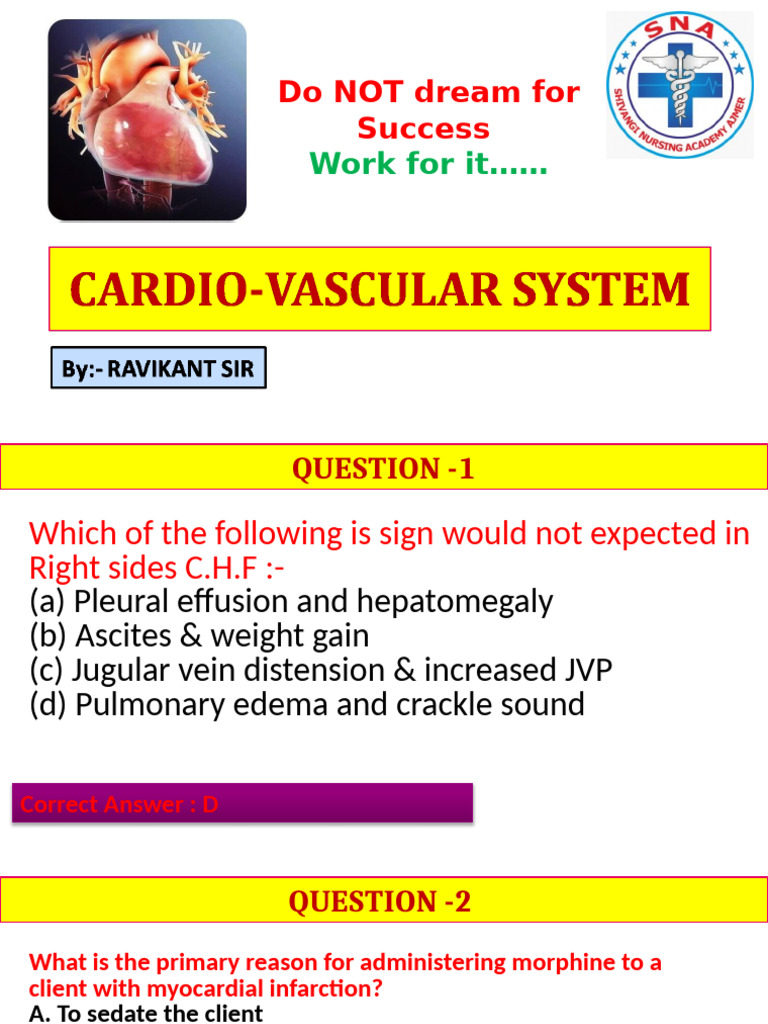 Cardio Vascular (RC-24) | PDF