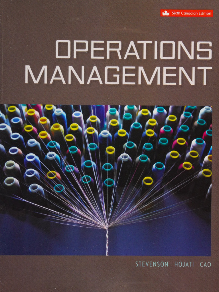Operations Management -- Stevenson, William J_, Author