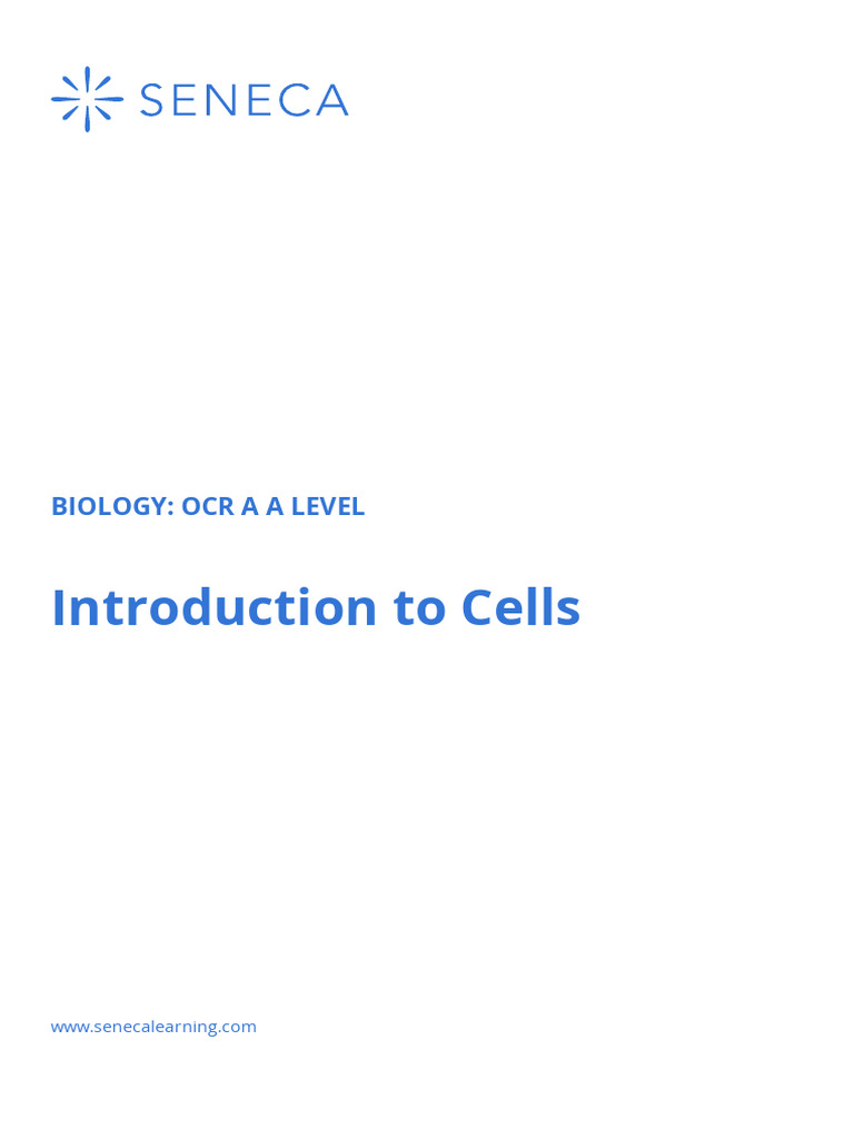 Introduction to Cells | PDF