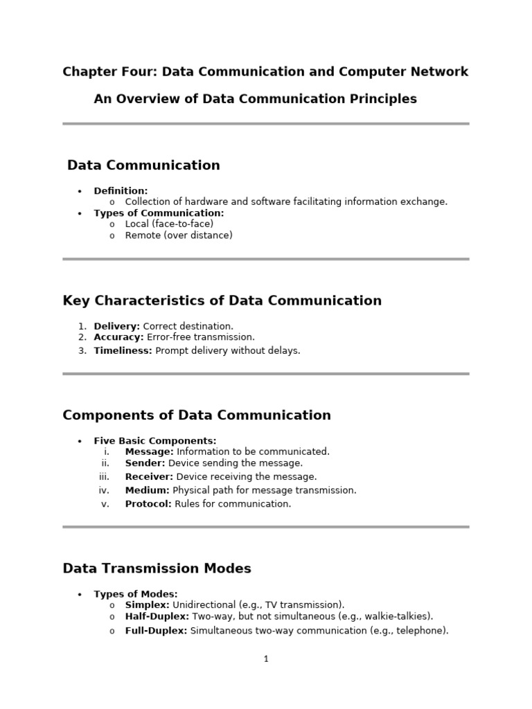 CH 4 | PDF | Network Topology | Transmission Medium