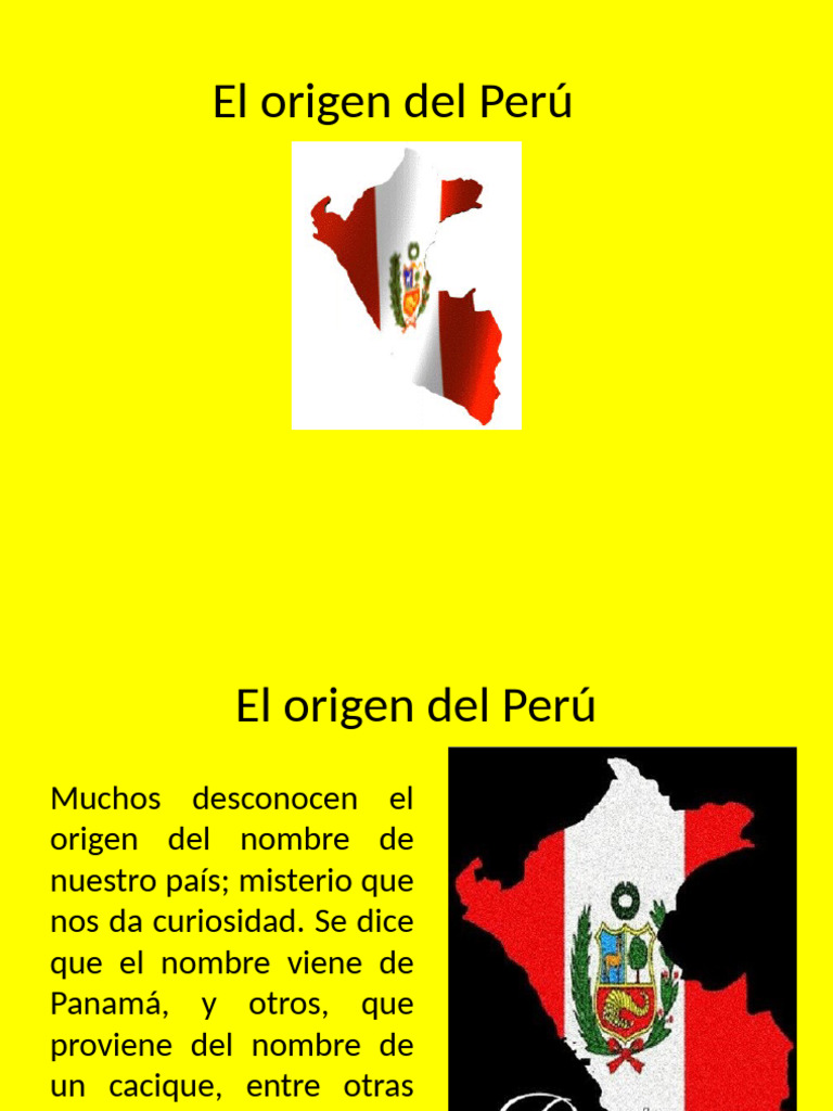 El Origen de Perú | PDF