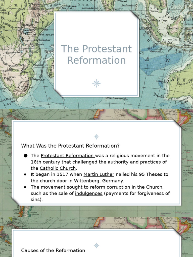 The Protestant Reformation | PDF | Protestantism | Catholic Church