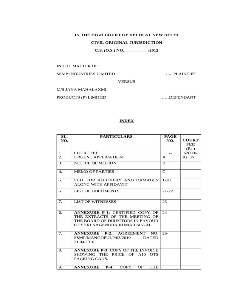 SSMP vs Jaya Mahalaxmi: OTS Packing Dispute | PDF | Lawsuit | Procurement