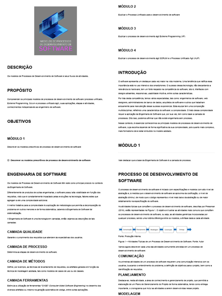 Modelos de Processos de Desenvolvimento de Software | PDF | Linguagem ...