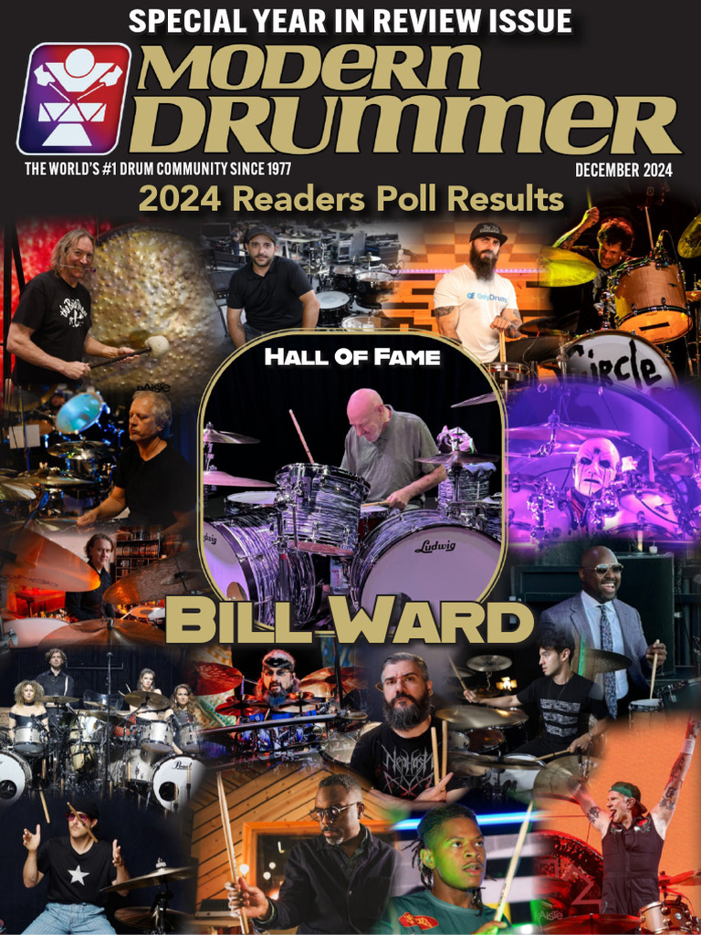 Modern Drummer 12.2024 | PDF | Drum Kit | Drumming