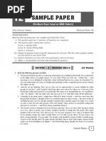 CBSE Class 12 English Writing Formats | PDF