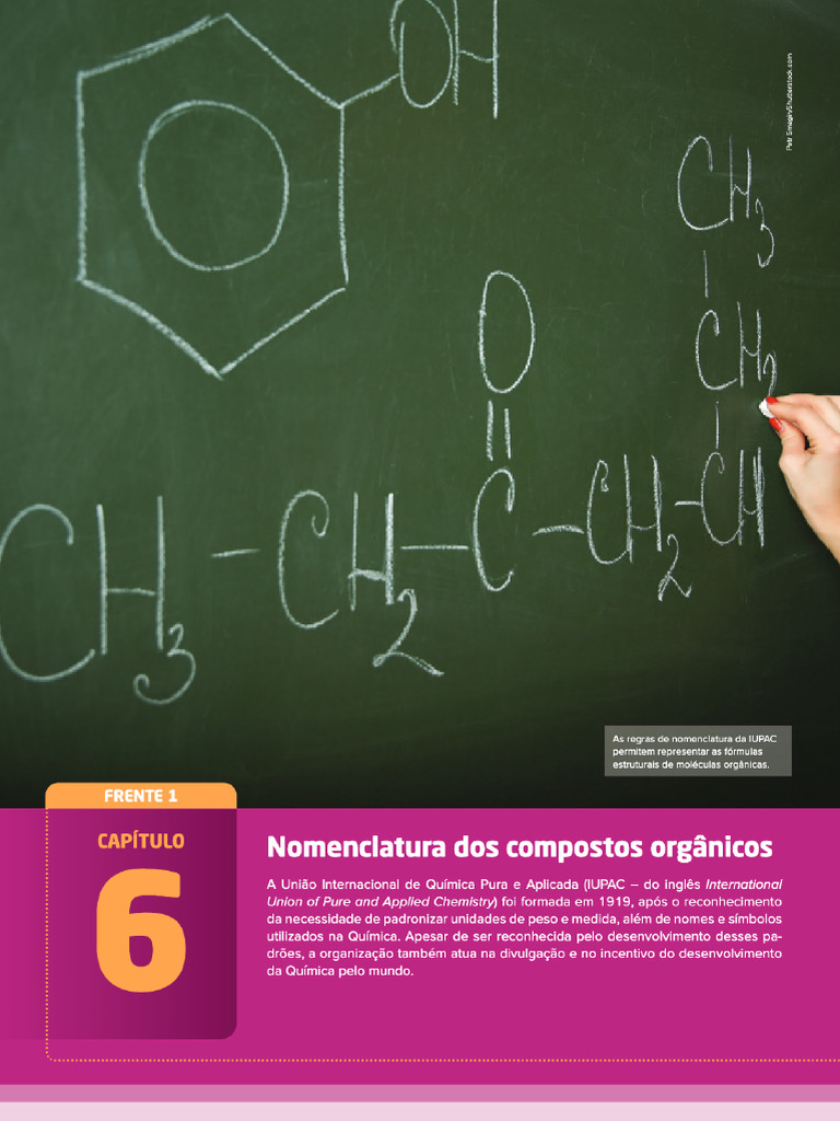 Livro 2 - Química - Cap 6 - Nomenclatura | PDF
