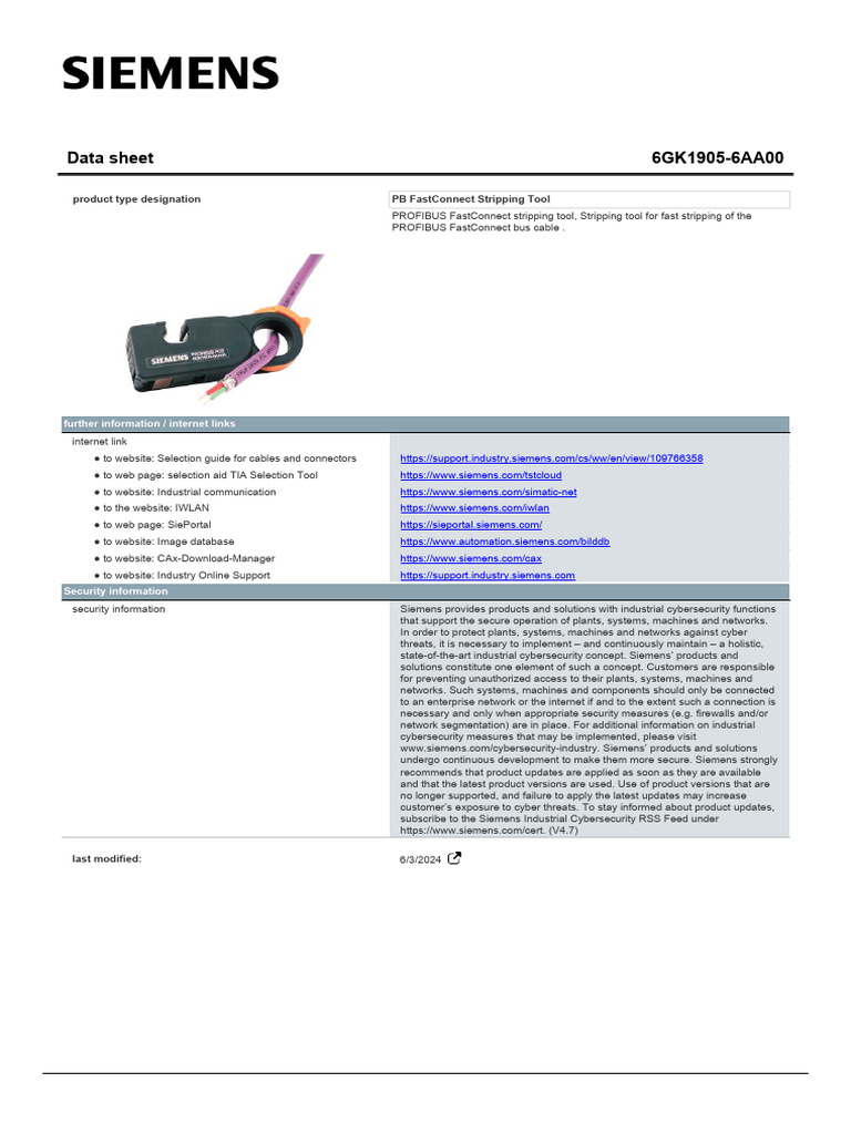 6GK19056AA00 Datasheet en | PDF | Computer Security | Security