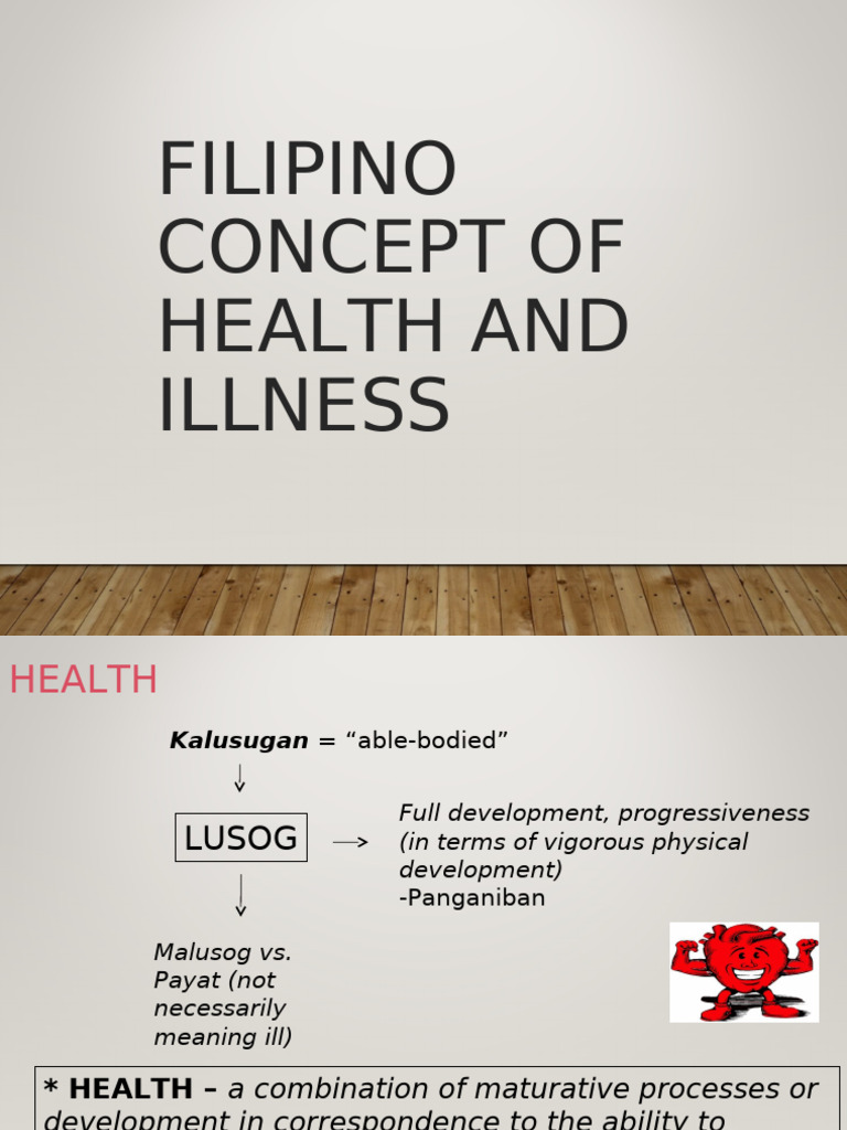 Filipino Concept of Health and Illness | PDF | Witchcraft
