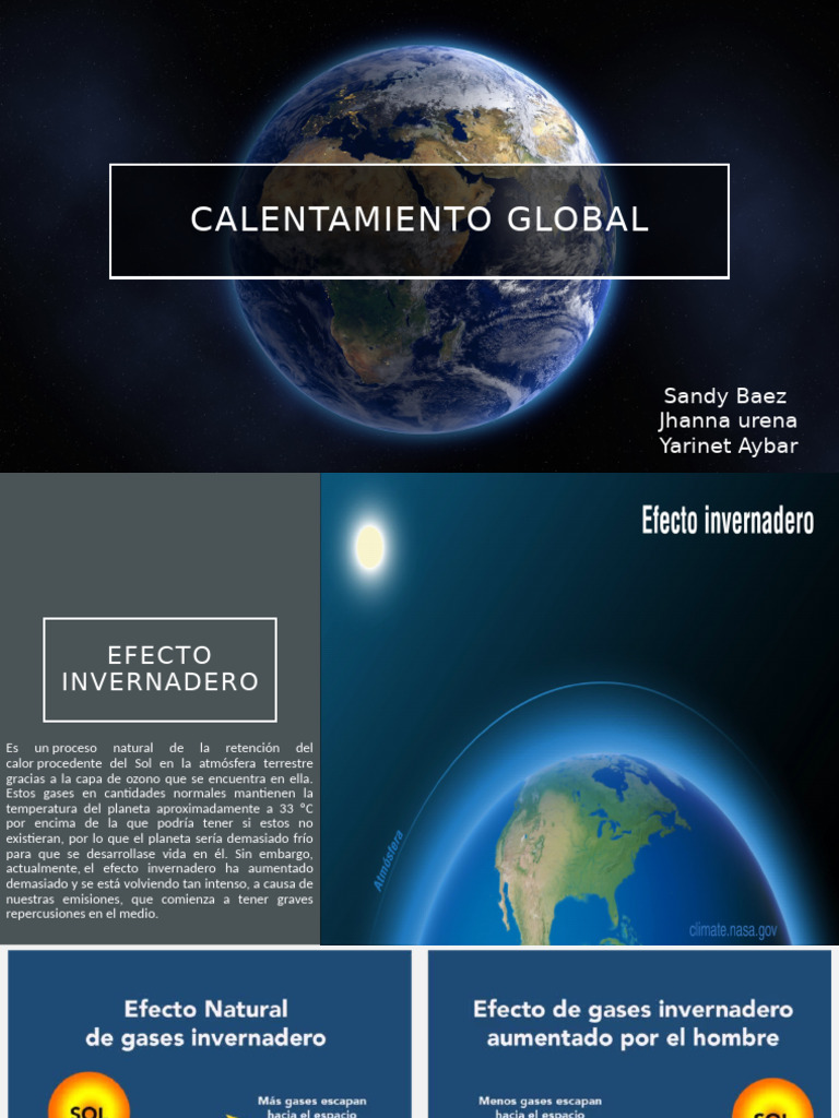 Causas y Consecuencias del Calentamiento Global | PDF | Metano ...