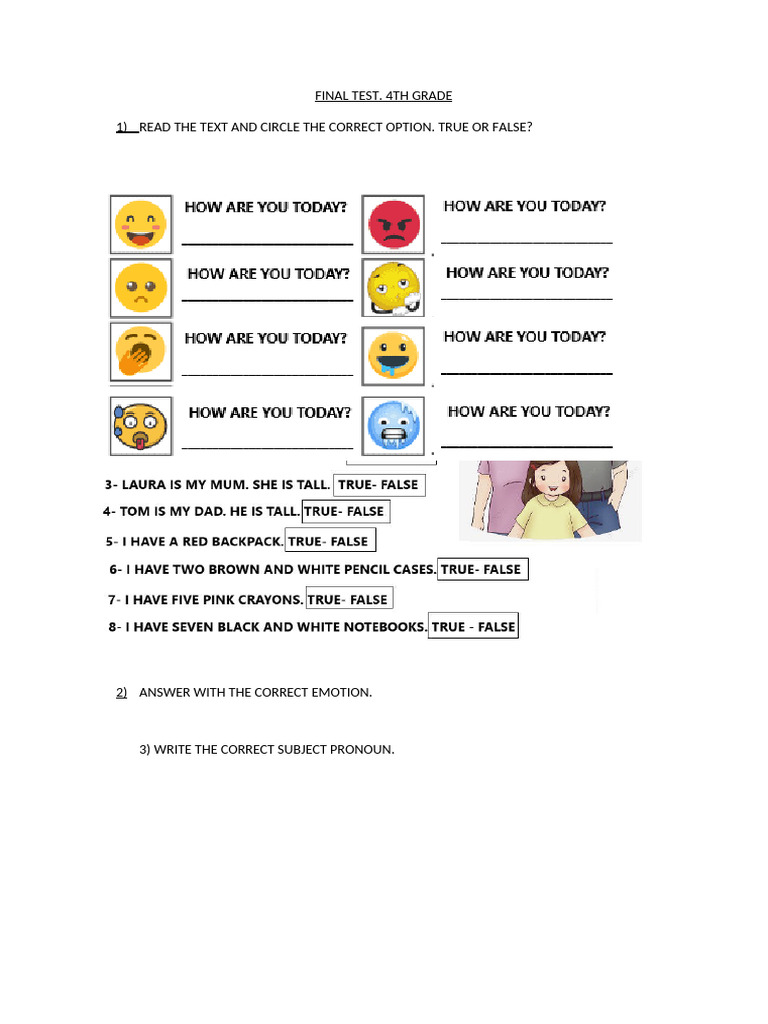 4th Grade Final Test Guide | PDF