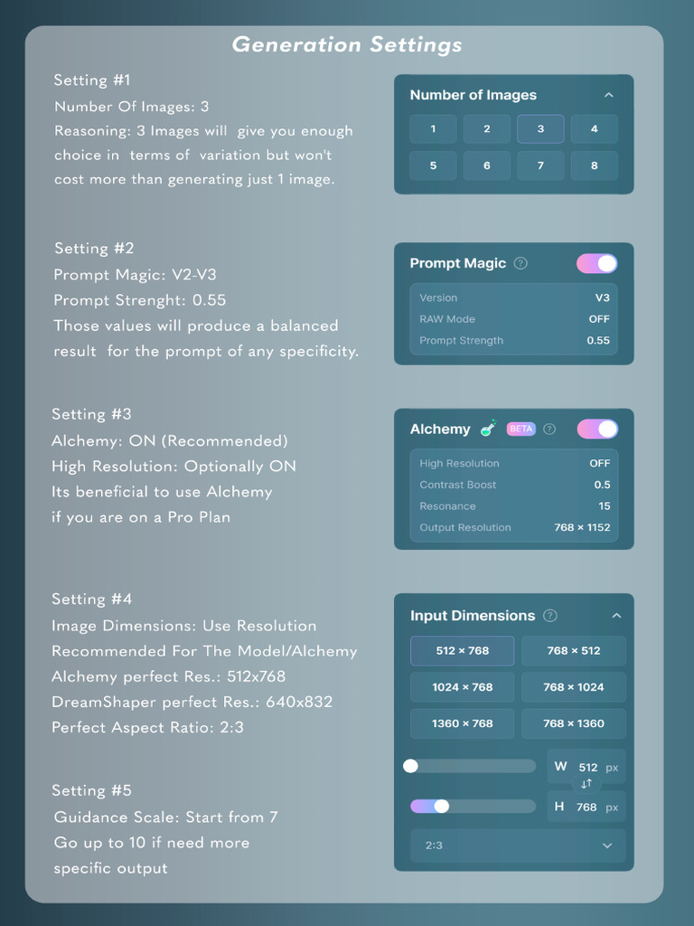 Gen+Settings | PDF