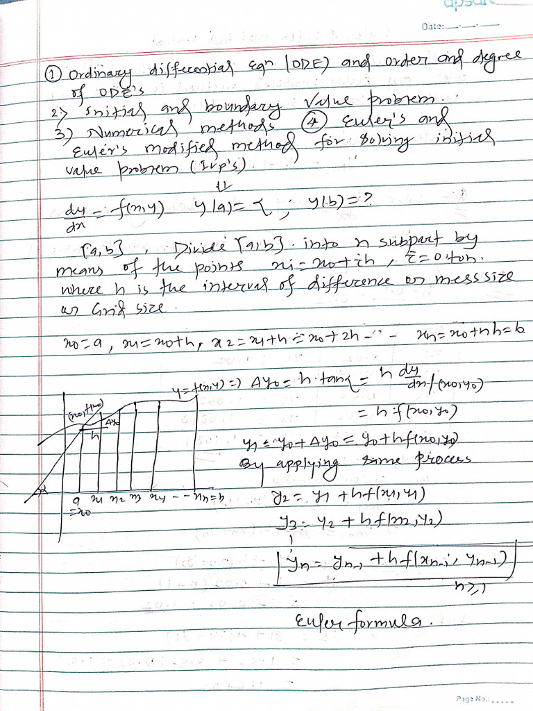 Numerical Analysis Class Notes | PDF