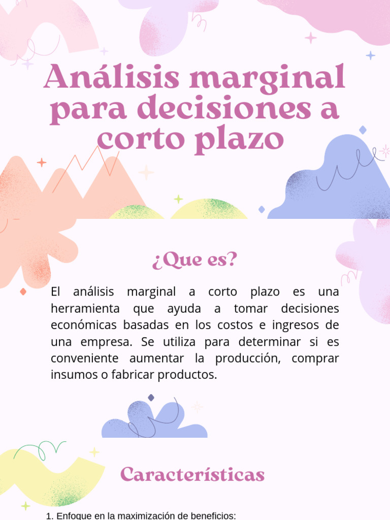Análisis Marginal en Decisiones Cortas | PDF