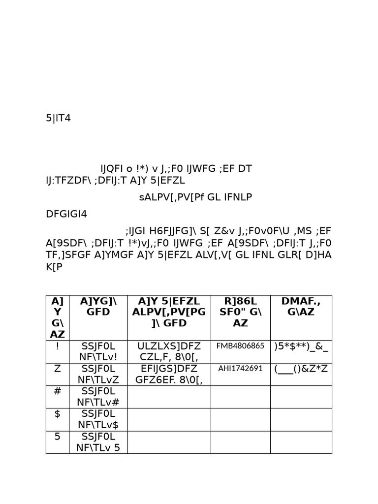 Document Analysis and Data Overview | PDF