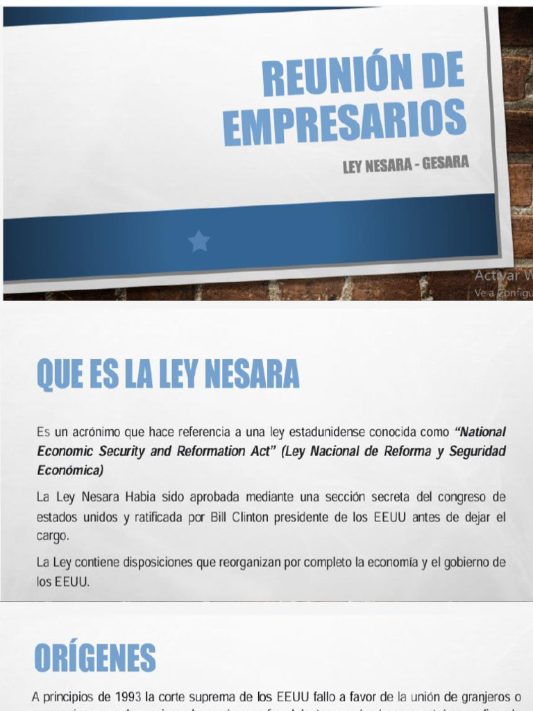 Ley Gesara | PDF
