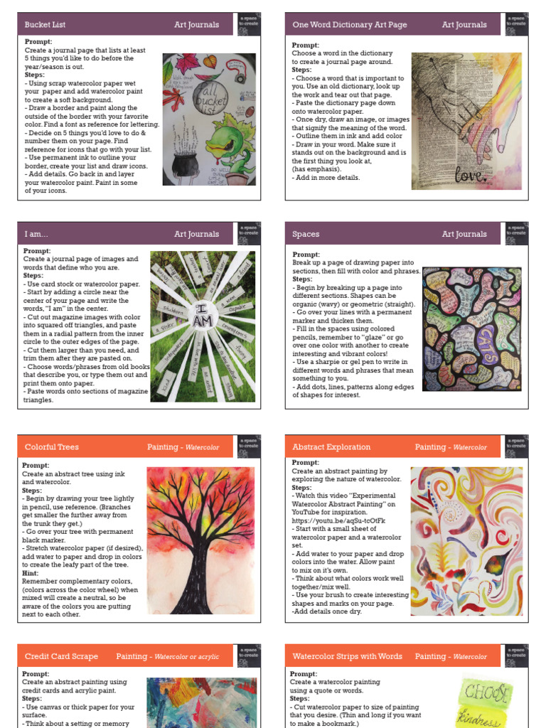 2 - Art Project Task Cards For Early Finishers - Set 2 (16 Cards) | PDF ...